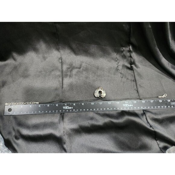 Brighton Kismet Heart Pendant Necklace Silver Scroll on Black Leather Cord - Picture 7 of 7